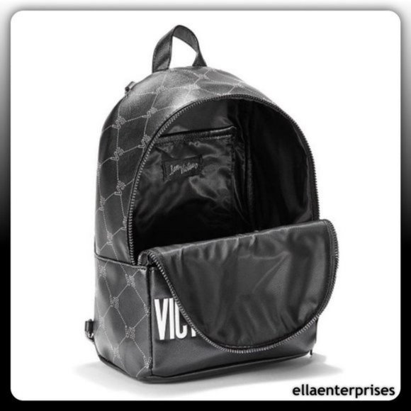 VS Black White Monogram Small City Backpack main image 4